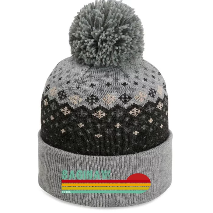 Saginaw Michigan The Baniff Cuffed Pom Beanie