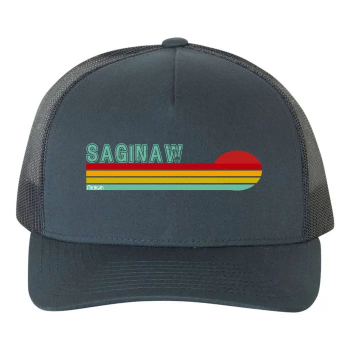 Saginaw Michigan Yupoong Adult 5-Panel Trucker Hat