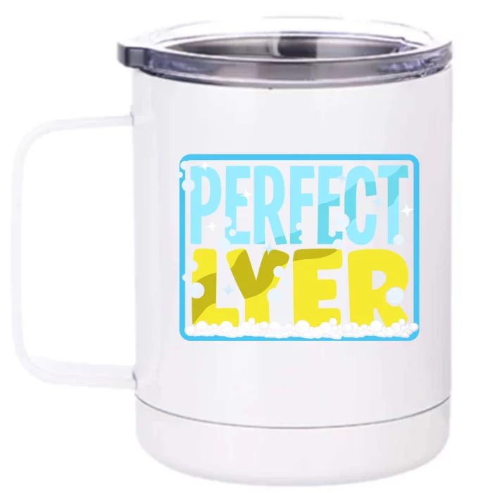 Soap Making Soap Maker Perfect Lyer Pun Gift Front & Back 12oz Stainless Steel Tumbler Cup