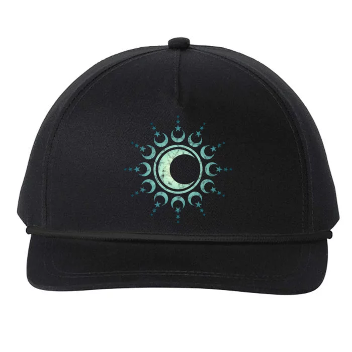 Sun Moon Stars Dala Yoga Spirituality Magic Wicca Sky Cool Gift Snapback Five-Panel Rope Hat