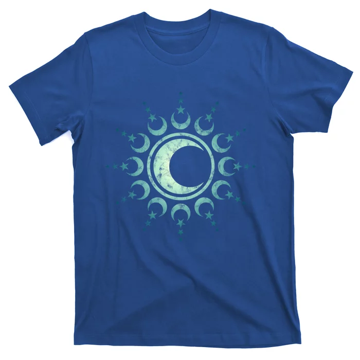 Sun Moon Stars Dala Yoga Spirituality Magic Wicca Sky Cool Gift T-Shirt