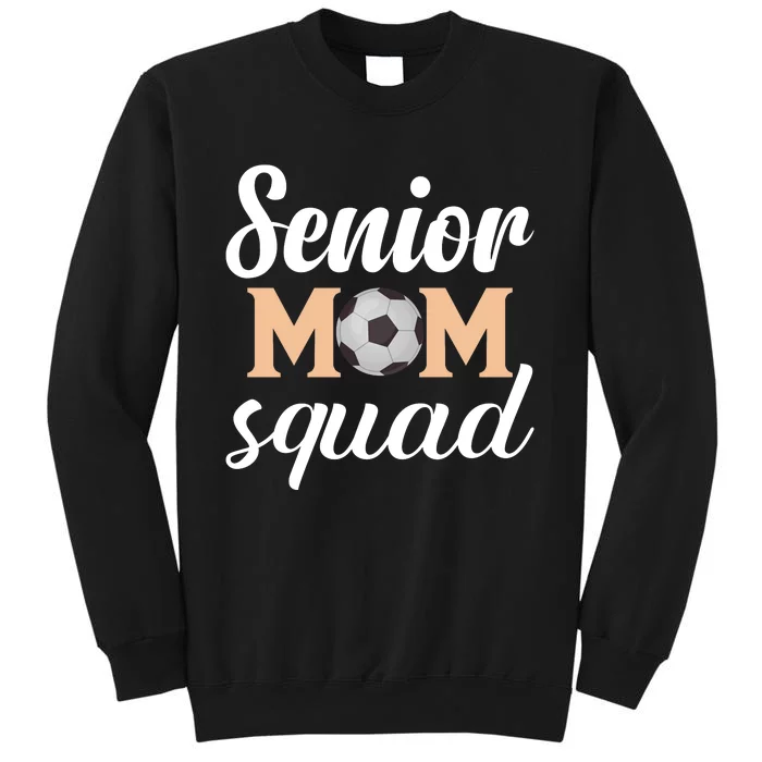 Senior Mom Squad Football Graphic Sweatshirt