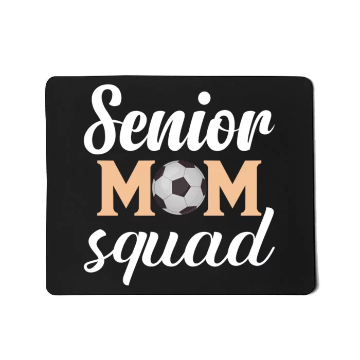 Senior Mom Squad Football Graphic Mousepad