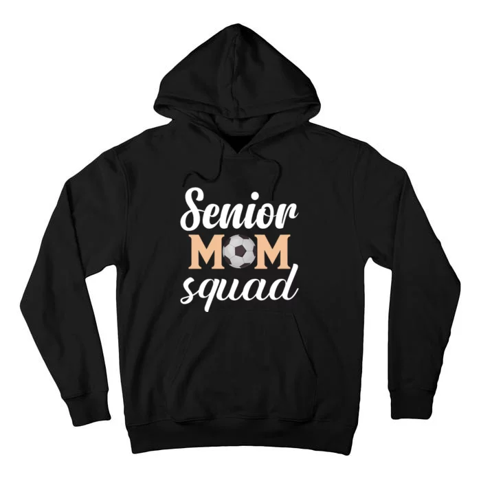 Senior Mom Squad Football Graphic Tall Hoodie