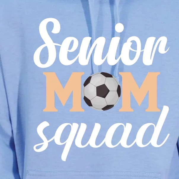 Senior Mom Squad Football Graphic Unisex Surf Hoodie