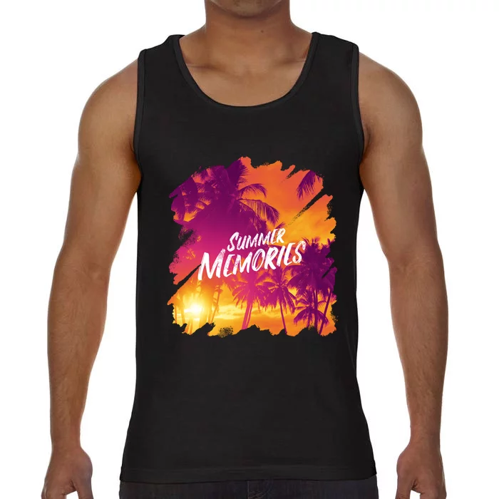 Summer Memories Sunset Beach Comfort Colors® Tank Top