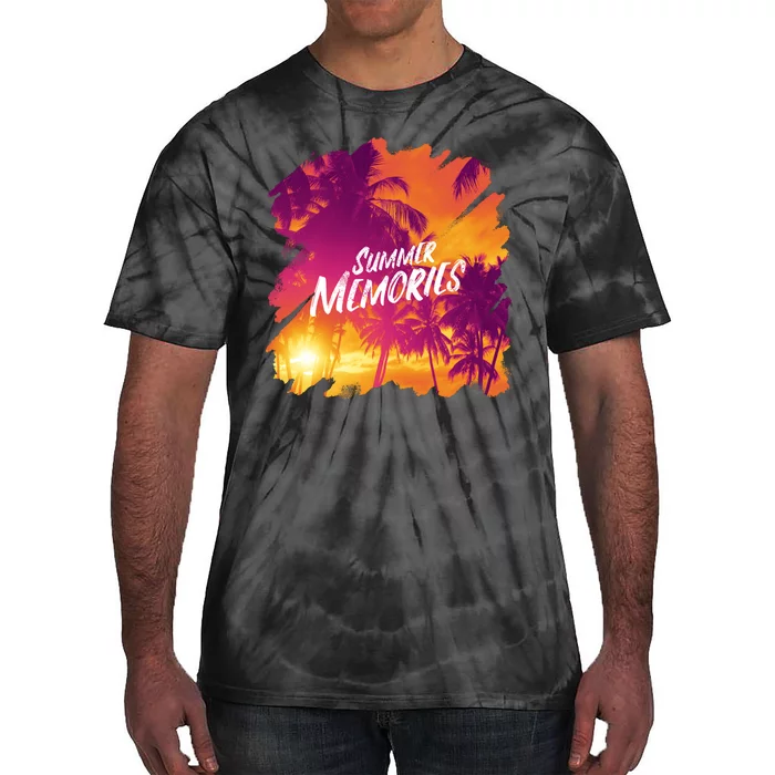 Summer Memories Sunset Beach Tie-Dye T-Shirt