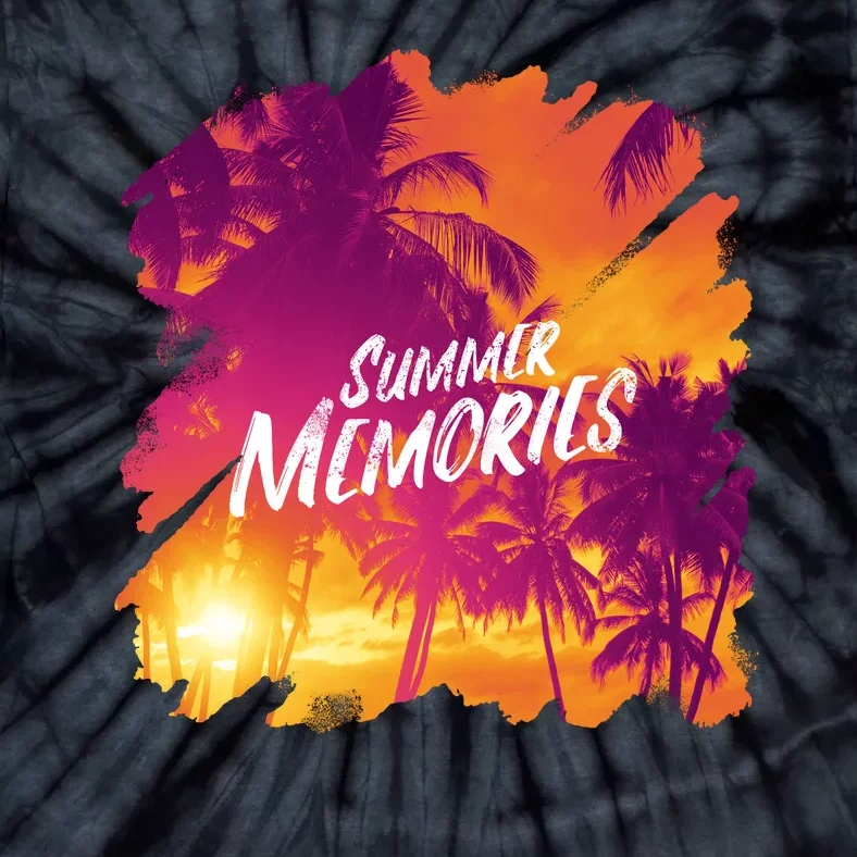 Summer Memories Sunset Beach Tie-Dye T-Shirt