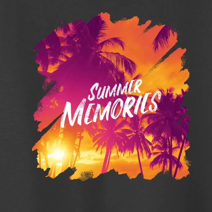 Summer Memories Sunset Beach Toddler T-Shirt