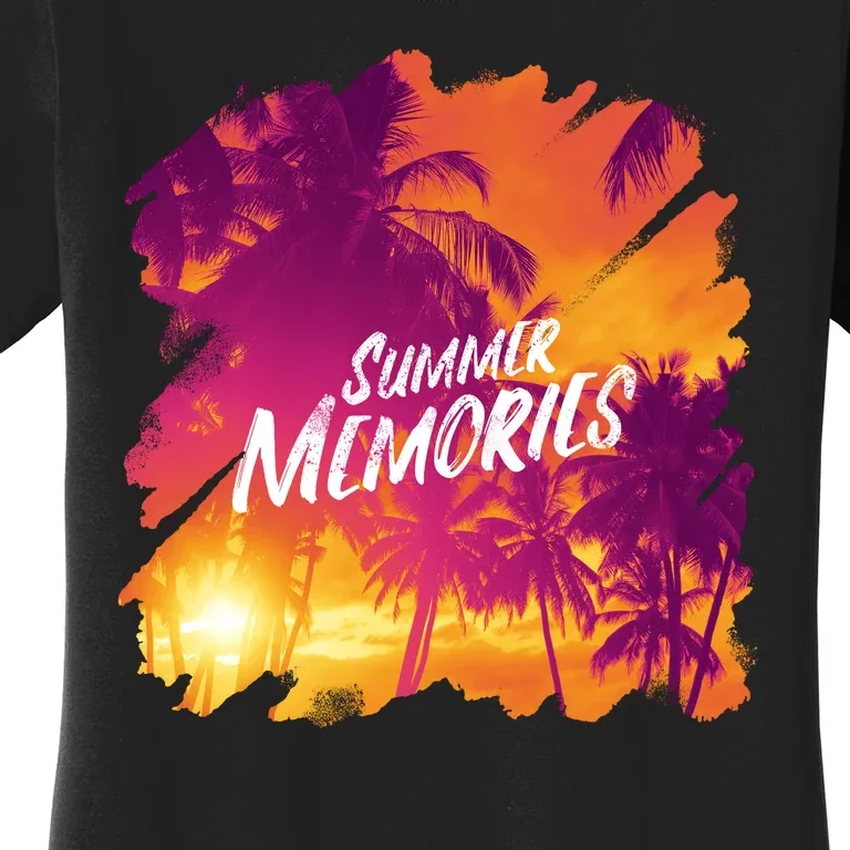 Summer Memories Sunset Beach Women's T-Shirt