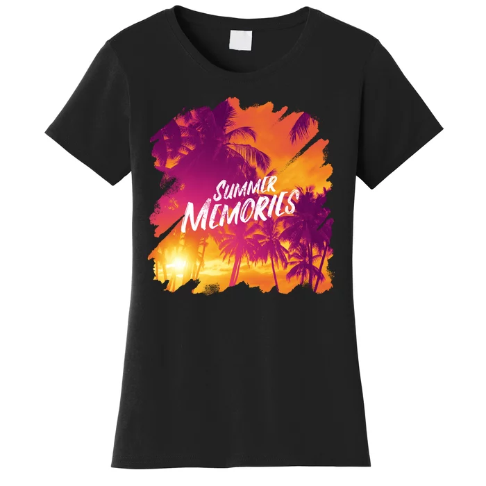 Summer Memories Sunset Beach Women's T-Shirt