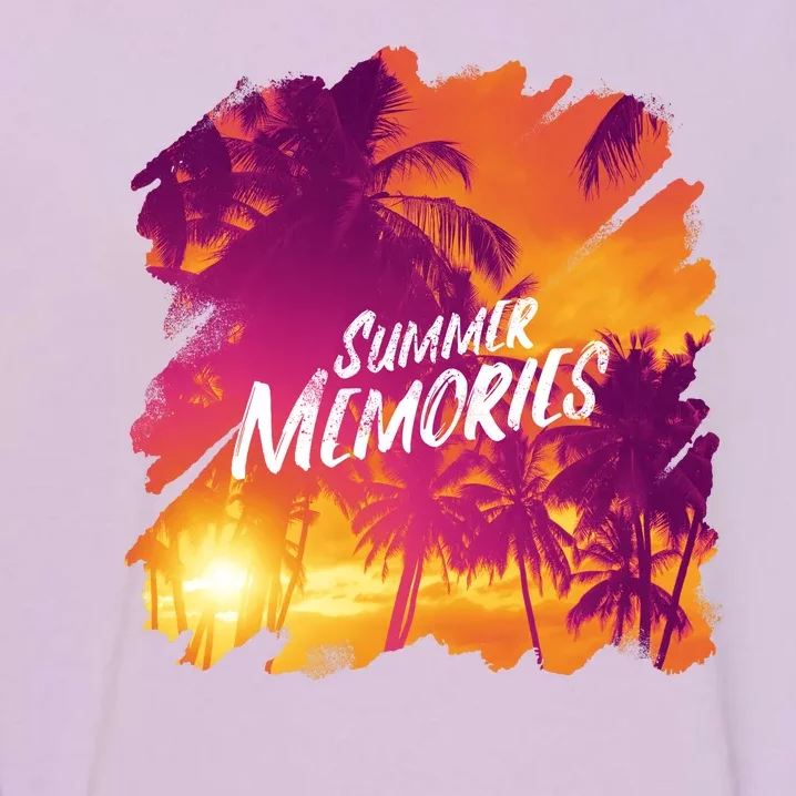 Summer Memories Sunset Beach Garment-Dyed Sweatshirt