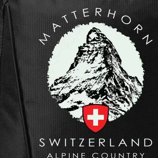 Switzerland Matterhorn City Backpack