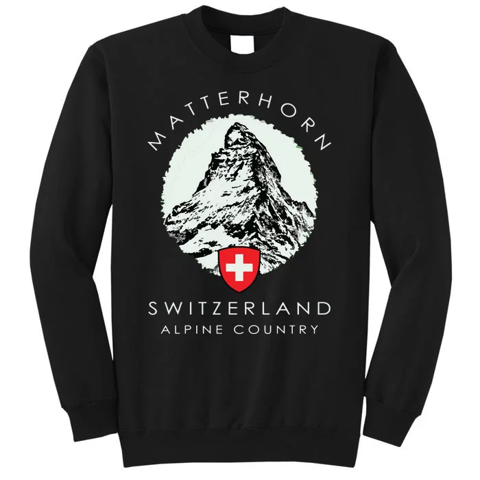 Switzerland Matterhorn Tall Sweatshirt