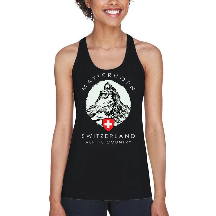 Switzerland Matterhorn Women's Racerback Tank