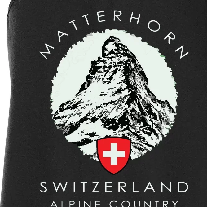 Switzerland Matterhorn Women's Racerback Tank