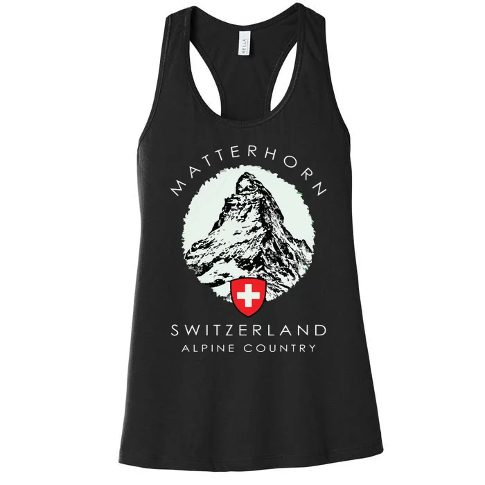 Switzerland Matterhorn Women's Racerback Tank