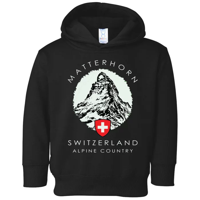 Switzerland Matterhorn Toddler Hoodie