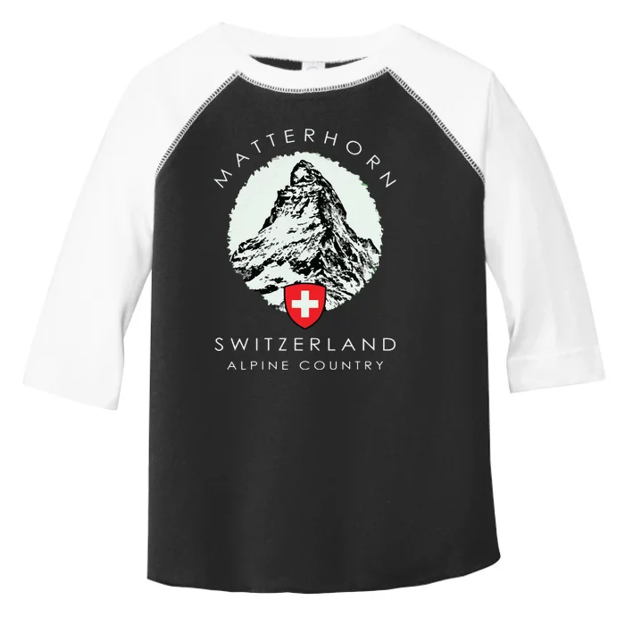 Switzerland Matterhorn Toddler Fine Jersey T-Shirt