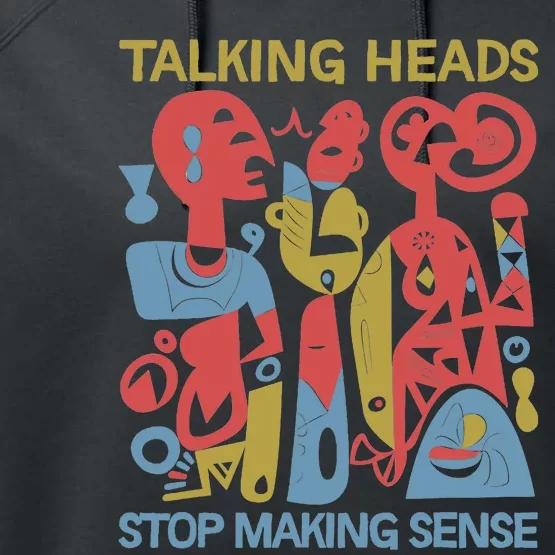 Stop Making Sensee Talking Heads Retro Funny Performance Fleece Hoodie