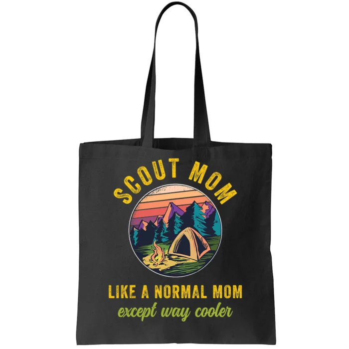 Scout Mom Scouting Troop Leader Boy Girl Camping Lovers Tote Bag