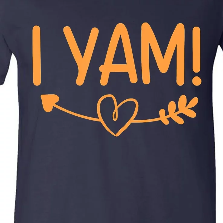 She's My Sweet Potato I YAM Couple Matching V-Neck T-Shirt