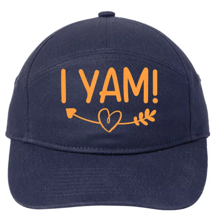 She's My Sweet Potato I YAM Couple Matching 7-Panel Snapback Hat