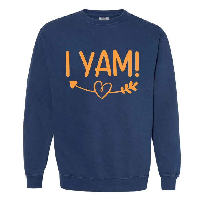 She's My Sweet Potato I YAM Couple Matching Garment-Dyed Sweatshirt