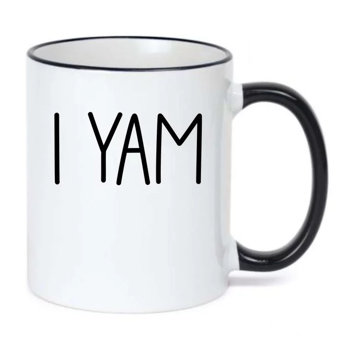 SheS My Sweet Potato I Yam Set Couples Thanksgiving Black Color Changing Mug