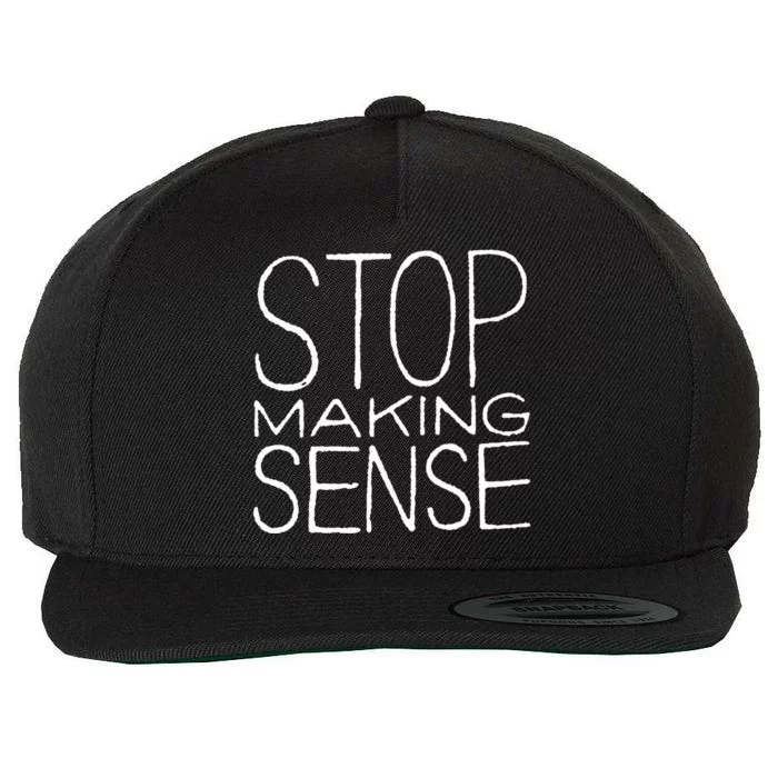 Stop Making Sense Wool Snapback Cap