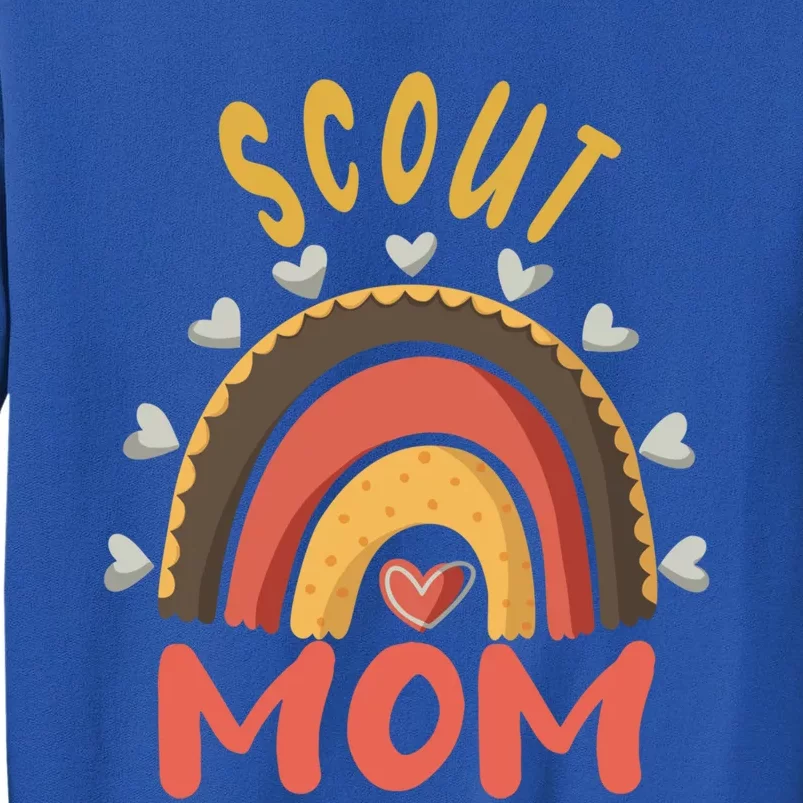 Scout Mom Scouting Gear Cub Camping Lover Great Gift Tall Sweatshirt