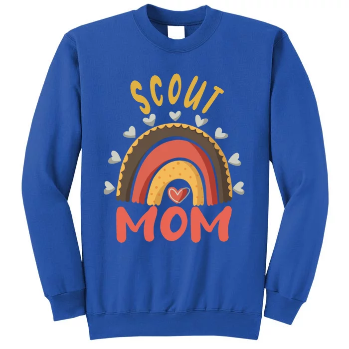 Scout Mom Scouting Gear Cub Camping Lover Great Gift Tall Sweatshirt