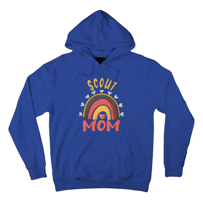 Scout Mom Scouting Gear Cub Camping Lover Great Gift Tall Hoodie