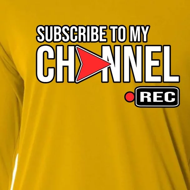 Social Media | Subscribe To My Channel | Influencer Cooling Performance Long Sleeve Crew