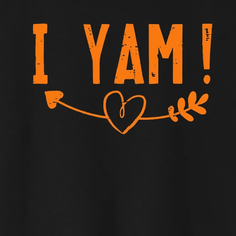 SheS My Sweet Potato I Yam Set Women's Crop Top Tee