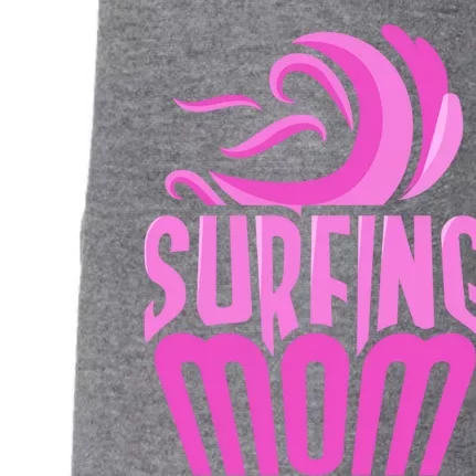 Surfing Mom Surf Surfer Surfboard Sayings Mother Mommy Mama Cute Gift Doggie 3-End Fleece Hoodie