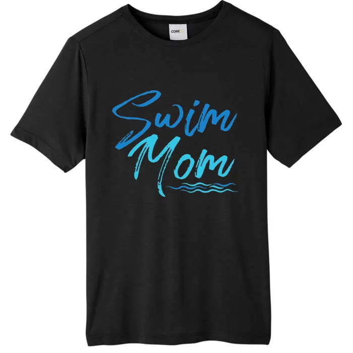 Swim Mom Swimming Funny Cute Gift ChromaSoft Performance T-Shirt