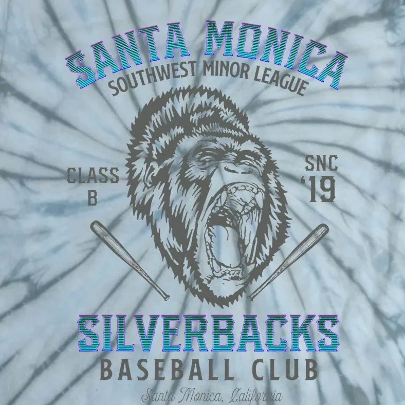 Santa Monica Silverbacks Minor League Retro Baseball Team Tie-Dye T-Shirt