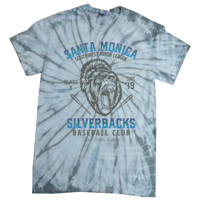 Santa Monica Silverbacks Minor League Retro Baseball Team Tie-Dye T-Shirt