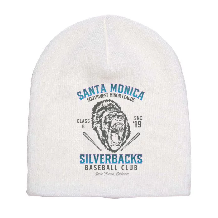 Santa Monica Silverbacks Minor League Retro Baseball Team Short Acrylic Beanie