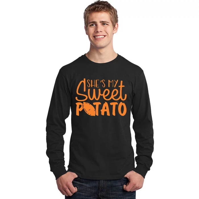 SheS My Sweet Potato I Yam Set Couples Tall Long Sleeve T-Shirt