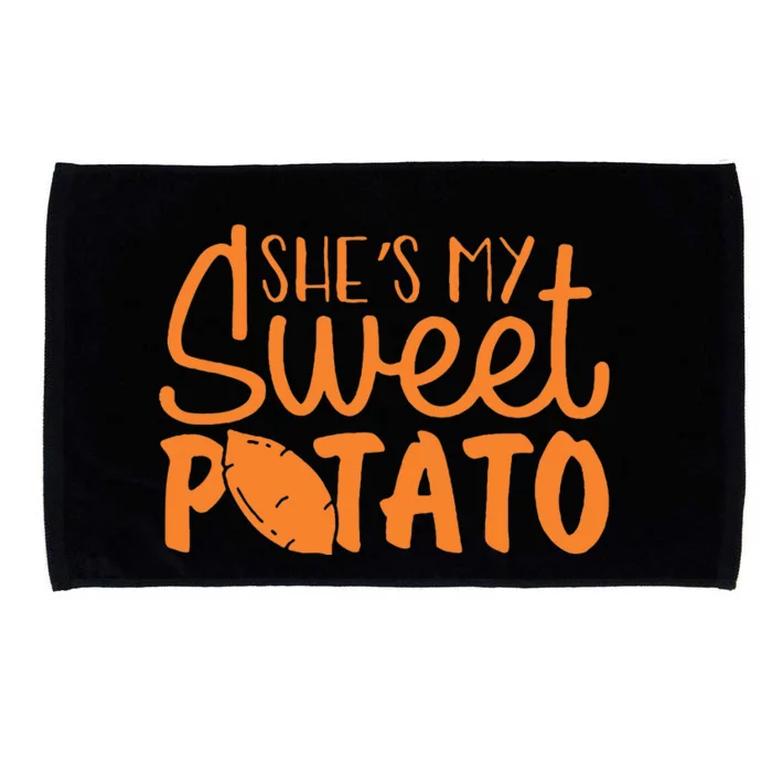 SheS My Sweet Potato I Yam Set Couples Microfiber Hand Towel