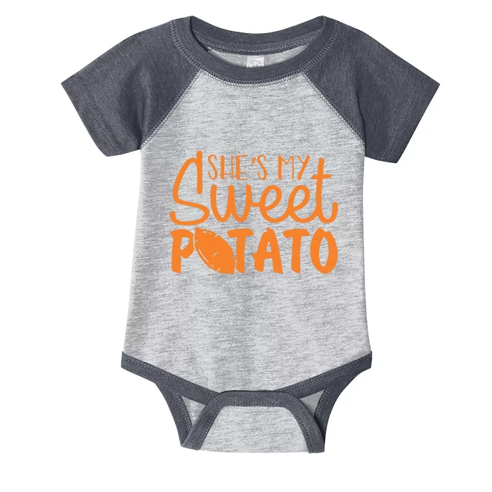 SheS My Sweet Potato I Yam Set Couples Infant Baby Jersey Bodysuit