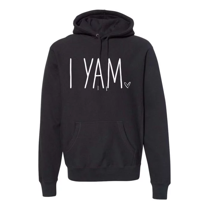 Shes My Sweet Potato Thanksgiving I Yam Premium Hoodie