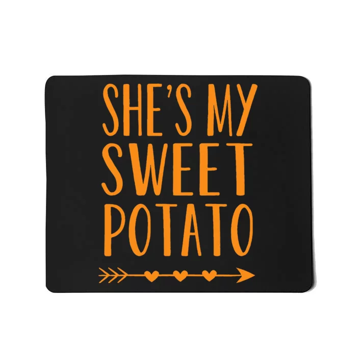 SheS My Sweet Potato Thanksgiving Halloween Matching Couple Mousepad