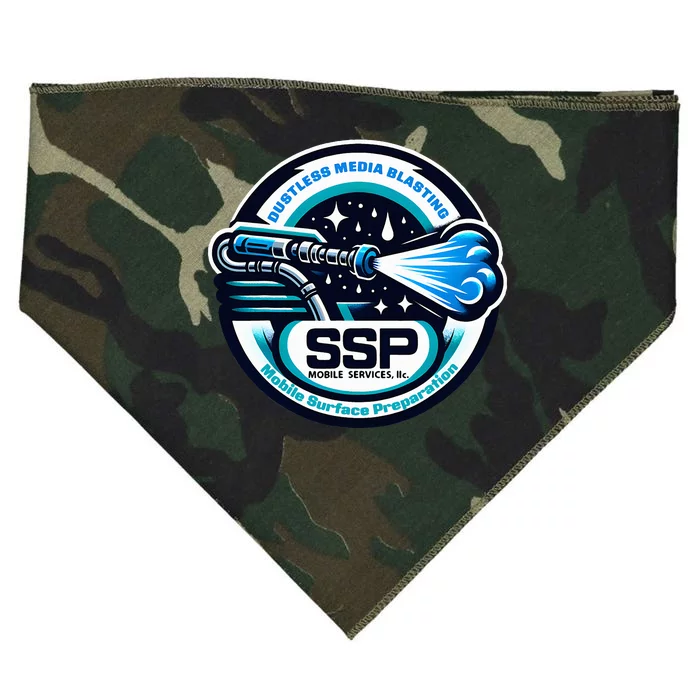 Ssp Mobile Services Dustless Blasting Surface Preparation USA-Made Doggie Bandana