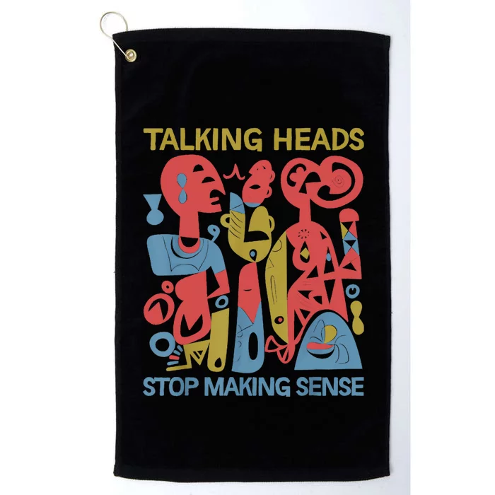 Stop Making Sensee Talking Heads Retro Funny Design Platinum Collection Golf Towel