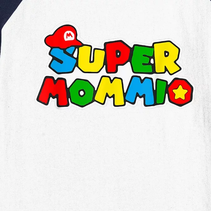 Super Mommio Baseball Sleeve Shirt