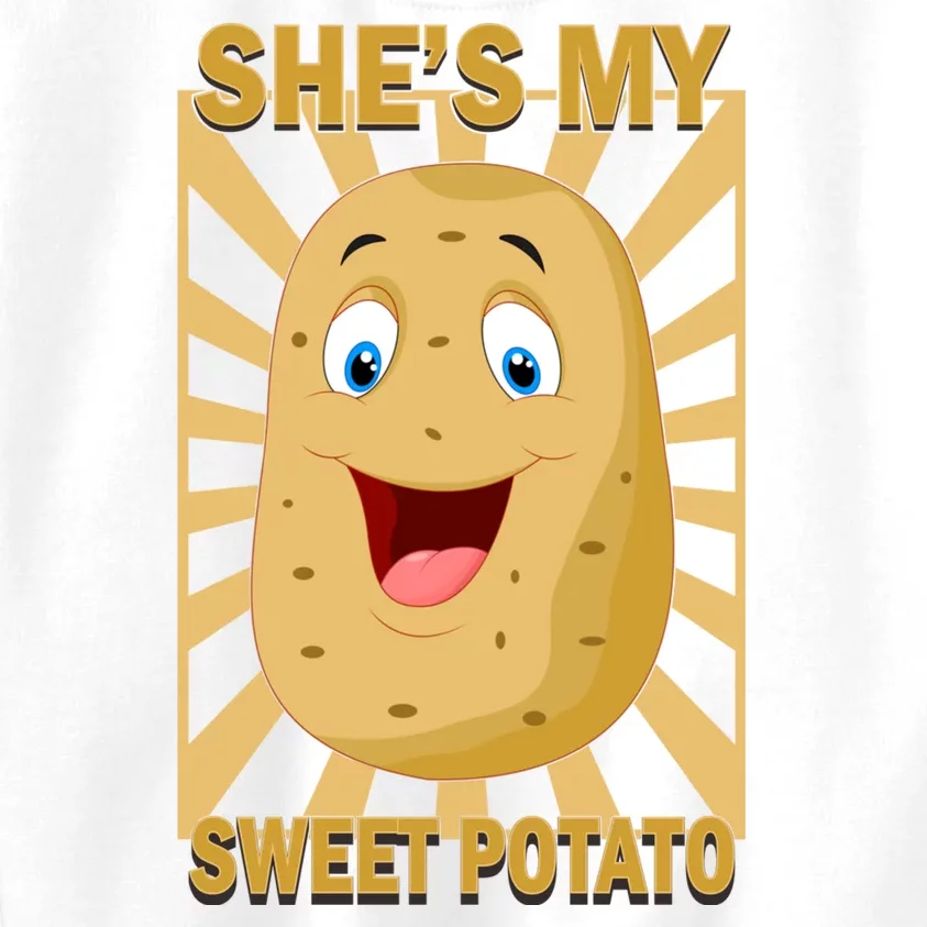 Shes My Sweet Potato Thanksgiving Funny Matching Couples Gift Kids Sweatshirt