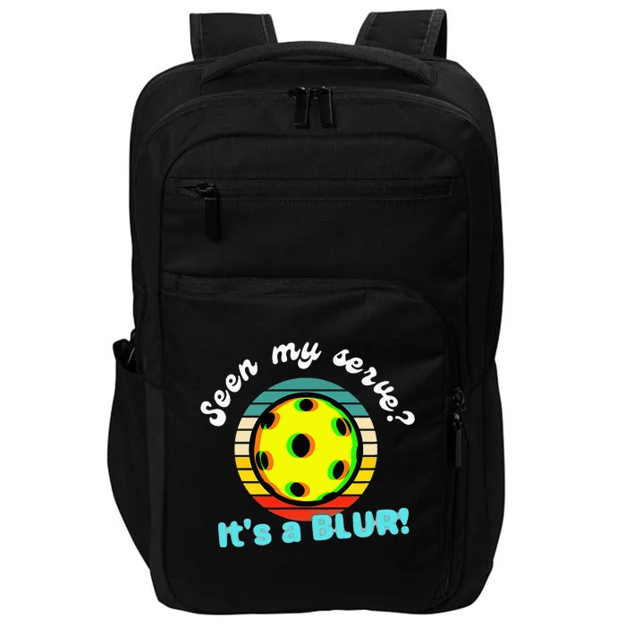 Seen My Serve It's A Blur Pickleball Impact Tech Backpack